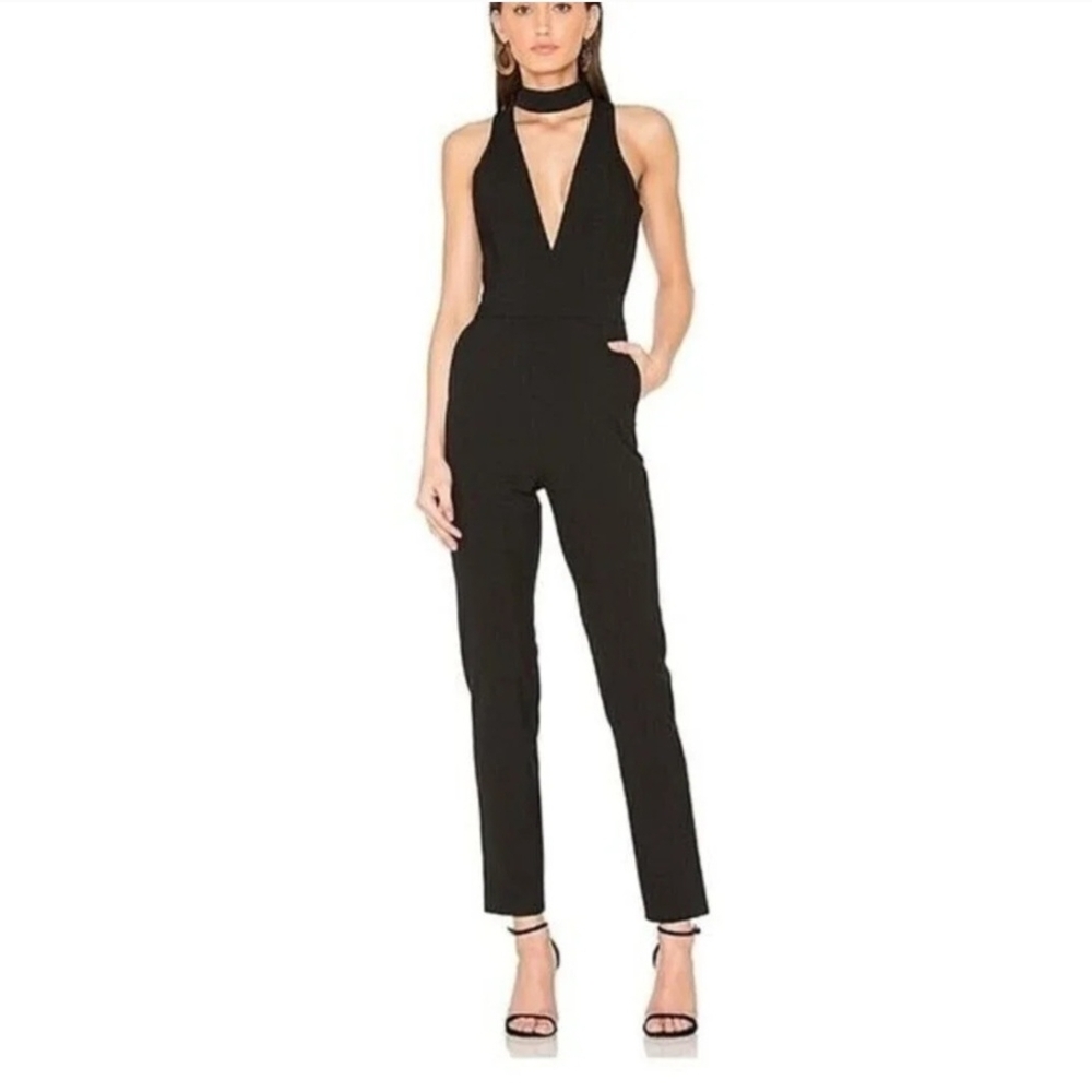 Chic Black Halter Jumpsuit